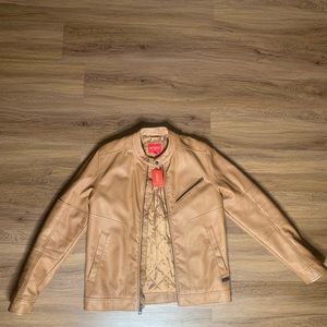 Motto leather jacket